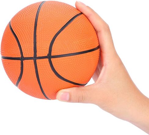كرة سلة صغيرة، كرة سلة صغيرة آمنة للأطفال باللون البرتقالي الفاتح، للأطفال الصغار الذين يلعبون في الداخل in Kuwait
