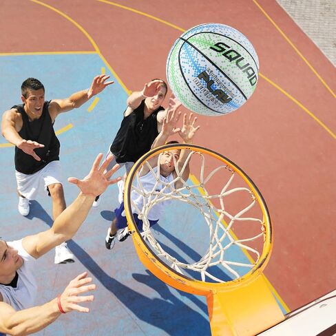 SQUAD Ultra Grip Foam Rubber Basketball Size 7 (29.5") - Improved Durable Bounce for Outdoor Play - Deep Channel Construction for Easy Control with Pump Included in Saudi Arabia