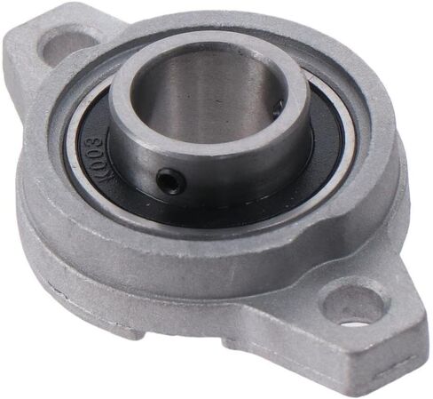 2pcs Pillow Block Bearing,Zinc Alloy Self Aligning Pillow Block Flange Bearing,Durable Zinc Alloy Flange Block Bearing(KFL002-14mm) in Saudi Arabia