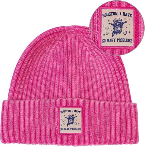Cuffed Beanie Knit Hat Unisex Knit Cap with Soft Acrylic Winter Beanie Hat for Men Women in Saudi Arabia