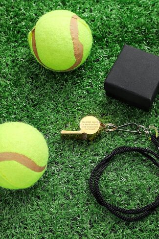 عبوة من قطعتين من صفارة الحبل المصنوعة من الفولاذ المقاوم للصدأ هدية للمدرب مع كلمة، من الصعب العثور على مدرب رائع ومن المستحيل نسيانه، هدية شكرًا لك على المدرب، صفارات صوت عالية الوضوح مع 2 صندوق هدايا. (ذهب) in Kuwait