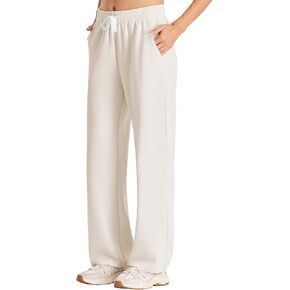 SPECIALMAGIC Womens Yoga Sweatpants Wide Leg Cotton Drawstring Lounge Pants Leisure Pajama