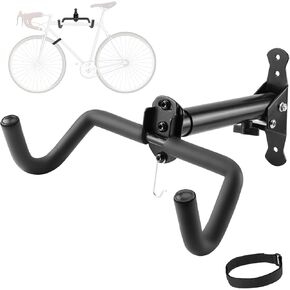 Bike Wall Hanger, Garage Bike Racks Wall Mount Bicycle Storage Rack, Bike Hangers for Garage Racks Wall Bike Rack (1 Pack)