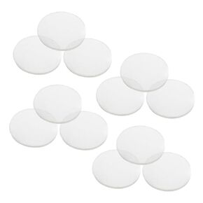 GARVALON 12pcs Magnifier Transparent Optical Lens Telescope Lens Convex Lens Small Optical Lens Kit Physics Teaching Tools Clear Optical Lens Transparent Convex Lens Science Teaching Tools