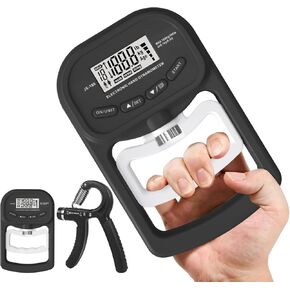 Grip Strength Trainer 396lbs/180kg,Digital Grip Strength Tester with LCD Display,Hand Dynamometer Grip Strength Trainer,Electronic Hand Grip Strength Tester,for Home School Use
