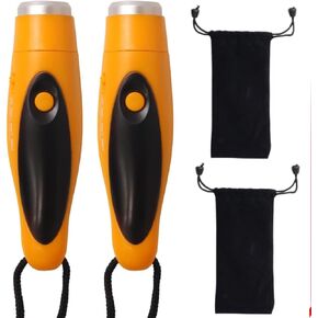 Loudest 125 dB Handheld Electric Whistle for Coaches Referee, Teacher, Battery Operated - 3 Tone High Volume Whistle with Lanyard, Electronic Whistle for Volleyball Soccer Sports Whistle