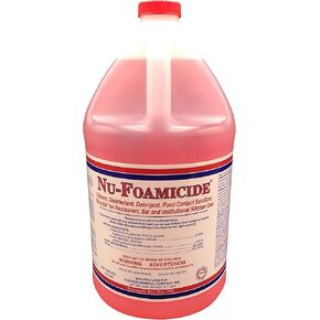 300048 Nu-Foamicide EPA Registered 1-Gal All Purpose Cleaner Concentrate, Industrial Commercial Grade (Packaging may vary)