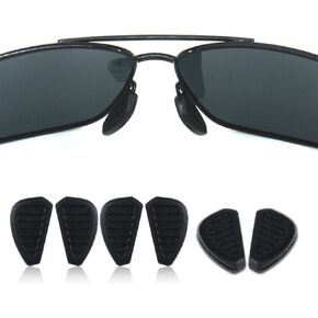 6PCS Eyeglasses Slip on Nose Pads, Sunglass Nose Pads Replacement, 17mm Eyeglass Nose Pads Anti Slip for Men and Women Sunglasses Glasses Non-Slip Nose Pads