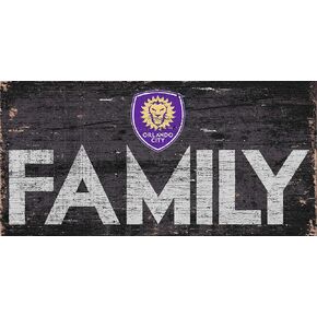 Fan Creations MLS Orlando City Unisex Orlando City Family Sign, Team Color, 6 x 12