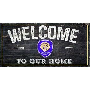 Fan Creations MLS Orlando City Unisex Orlando City Welcome Sign, Team Color, One Size