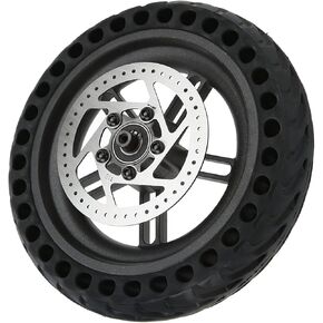 SUNGOOYUE Electric Scooter Rear Wheel, 8.5in Solid Tire Wheel Hub Puncture Proof Electric Scooter Tyre 110mm Brake Disk for M365/1S/LITE Electric Scooter