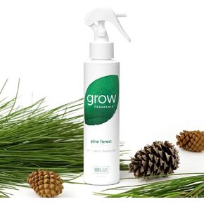 Grow Fragrance - Certified Non Toxic, 100% Plant Based Fabric and Room Air Freshener Spray. Made with All Natural Essential Oils - Wildflower Rain - Great Odor Eliminator & Fabric Spray Freshener
