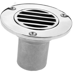 Yacht Stainless Steel 1-1/2 Inch 38mm Pipe Boat Deck Drain Floor Deck Drainage Fittings for Boat Rowing Boats Accessories Marine