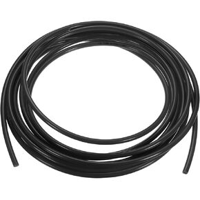 PATIKIL PE Tubing 5/32" ID x 1/4" OD (4 mm x 6 Mm), 3.28 Ft (1 Meter), Flexible Water Tubing Polyethylene Hose Tube for Reverse Osmosis Systems Water Filters, Black