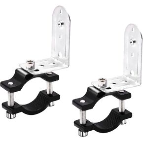 Light Bar Motorcycle Bracket, Motorcycle Bicycle Mount Bracket, Bicycle Car Bull Bar Holder Clamp Samman Off Road Bar Mounting Brackets, 2Pcs