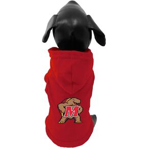 NCAA Maryland Terrapins Collegiate Cotton Lycra Hooded Dog Shirt