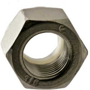 5/16"-18 Nylon Insert LockNuts (Pack of 10), 316 Stainless Steel, Corrosion/Rust Resistant, Coarse Thread Finished Hex Lock Nuts for Screws & Bolts, Marine, NE Standard - by Chipmunk Hardware