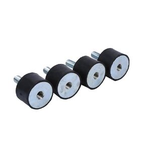 Rubber Mount Isolator, M8 M6 Anti Vibration Isolator, Electric Motor Mount Rubber Bushings, Rubber Mounts, Mechanical Vibration Damping Mounts, 4pcs (VD30*20 M8*23)