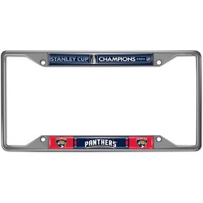 FANMATS 44464 NHL - Florida Panthers 2024 Stanley Cup Champions License Plate Frame