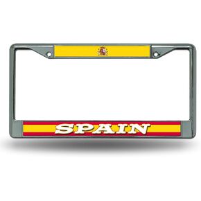 National Soccer Team Standard Chrome License Plate Frame