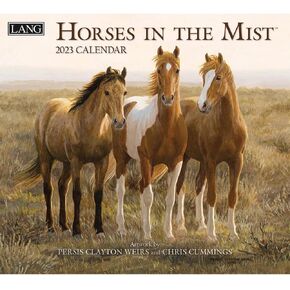 LANG Horses In The Mist 2025 Wall Calendar (25991001917)