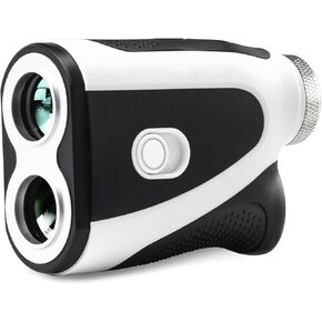 Golf Rangefinder, 1200 Yards Laser Rangefinder, 7X Magnification, with Ramp, Flagpole Locking Vibration, Rechargeable Range Finder for Golf and Hunting