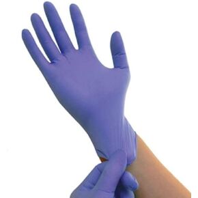 NITRILE EXAM, Medical Grade, Powder Free, Latex Rubber Free, Disposable Gloves, Medium, 200 Count (Pack of 1)