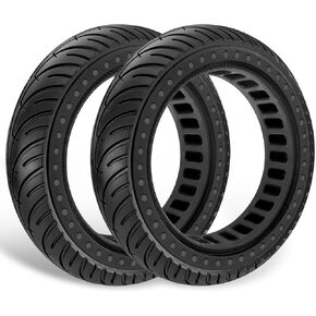 GYL 8.5x2.0 Solid Tire, Replacement for 50/75-6.1 8 1/2x2 8.5x2.125 Inch Original Tire, Fit for Gotrax GXL V2 Hiboy S2 Swagtron SG-5 isinwheel S9 Pro VOLPAM SP06/ SPT7/ SP03 Electric Scooter Black