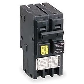 Square D Ground Fault Circuit Breaker, HOM250GFI