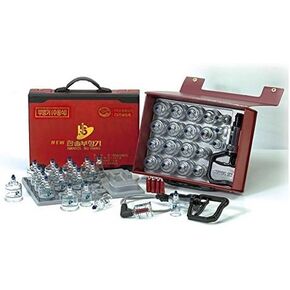 Genuine Hansol Cupping Set 19 Cups for Slimming, Vacuum Massage and Acupuncture