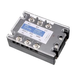 3 Phase Solid State Relay, JGX-48 80A, DC to AC, Input 4-32VDC to Output 480VAC 80A (1)