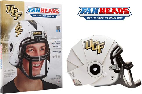 خوذات كرة القدم الجامعية التي يمكن ارتداؤها من FanHeads (جميع خيارات الفريق) - خوذة قابلة للتعديل من الورق المقوى المقوى - مقاس واحد، بضائع NCAA الرسمية للمعجبين والخريجين والطلاب وديكور غرفة النوم in Saudi Arabia