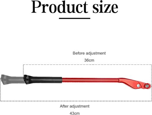 مسند دراجة قابل للتعديل من Kingsea، حامل خلفي للدراجة، حامل لوقوف السيارات بمسند للدراجة للبالغين، مسند للدراجة باللون الأسود مناسب للدراجات الجبلية 24 26 27.5 29 بوصة in Kuwait