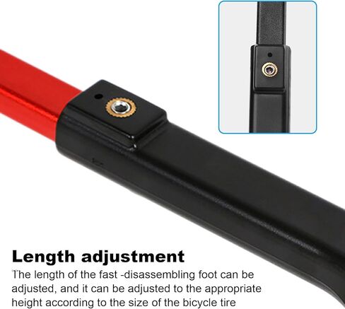 مسند دراجة قابل للتعديل من Kingsea، حامل خلفي للدراجة، حامل لوقوف السيارات بمسند للدراجة للبالغين، مسند للدراجة باللون الأسود مناسب للدراجات الجبلية 24 26 27.5 29 بوصة in Kuwait