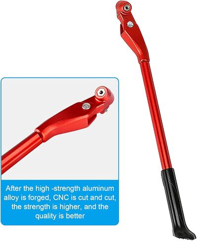 مسند دراجة قابل للتعديل من Kingsea، حامل خلفي للدراجة، حامل لوقوف السيارات بمسند للدراجة للبالغين، مسند للدراجة باللون الأسود مناسب للدراجات الجبلية 24 26 27.5 29 بوصة in Kuwait