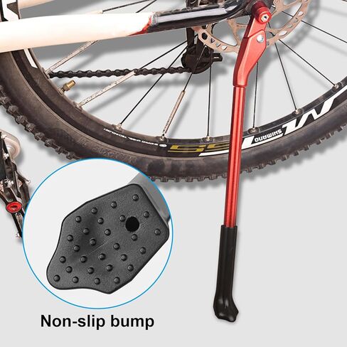 مسند دراجة قابل للتعديل من Kingsea، حامل خلفي للدراجة، حامل لوقوف السيارات بمسند للدراجة للبالغين، مسند للدراجة باللون الأسود مناسب للدراجات الجبلية 24 26 27.5 29 بوصة in Kuwait