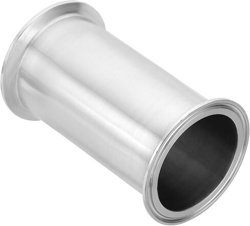 PATIKIL 2 1/2in OD Tri Clamps Tube, Sanitary Tri Clamps Spool Tube with 3in Ferrule Ends Sanitary Exhaust Pipe Tubing Flange Ferrule 304 Stainless Steel for Brewery,100mm/3.94in L in Saudi Arabia