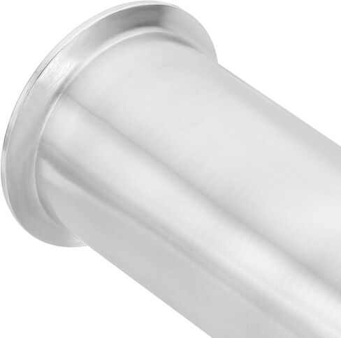 PATIKIL 2 1/2in OD Tri Clamps Tube, Sanitary Tri Clamps Spool Tube with 3in Ferrule Ends Sanitary Exhaust Pipe Tubing Flange Ferrule 304 Stainless Steel for Brewery,100mm/3.94in L in Saudi Arabia