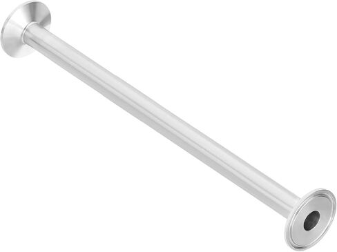 PATIKIL 2 1/2in OD Tri Clamps Tube, Sanitary Tri Clamps Spool Tube with 3in Ferrule Ends Sanitary Exhaust Pipe Tubing Flange Ferrule 304 Stainless Steel for Brewery,100mm/3.94in L in Saudi Arabia