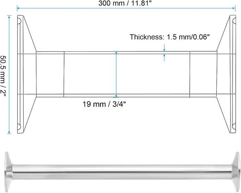 PATIKIL 2 1/2in OD Tri Clamps Tube, Sanitary Tri Clamps Spool Tube with 3in Ferrule Ends Sanitary Exhaust Pipe Tubing Flange Ferrule 304 Stainless Steel for Brewery,100mm/3.94in L in Saudi Arabia