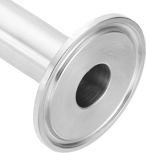 PATIKIL 2 1/2in OD Tri Clamps Tube, Sanitary Tri Clamps Spool Tube with 3in Ferrule Ends Sanitary Exhaust Pipe Tubing Flange Ferrule 304 Stainless Steel for Brewery,100mm/3.94in L in Saudi Arabia