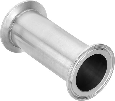PATIKIL 2 1/2in OD Tri Clamps Tube, Sanitary Tri Clamps Spool Tube with 3in Ferrule Ends Sanitary Exhaust Pipe Tubing Flange Ferrule 304 Stainless Steel for Brewery,100mm/3.94in L in Saudi Arabia