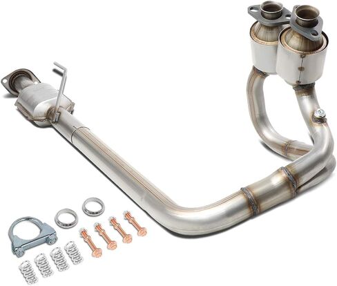 أنبوب عادم المحول الحفاز على طراز المصنع من DNA MOTORING متوافق مع 96-00 Jeep Cherokee 93-98 Grand Cherokee 4.0L، OEM-CONV-016 in Saudi Arabia