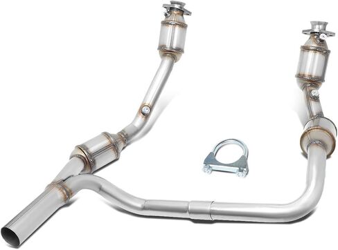 أنبوب عادم المحول الحفاز على طراز المصنع من DNA MOTORING متوافق مع 96-00 Jeep Cherokee 93-98 Grand Cherokee 4.0L، OEM-CONV-016 in Saudi Arabia