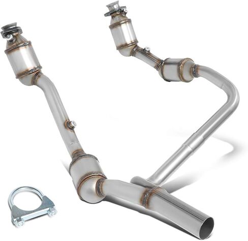 أنبوب عادم المحول الحفاز على طراز المصنع من DNA MOTORING متوافق مع 96-00 Jeep Cherokee 93-98 Grand Cherokee 4.0L، OEM-CONV-016 in Saudi Arabia