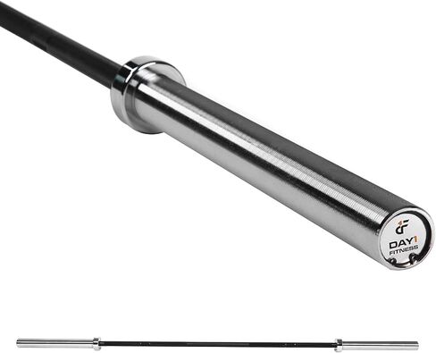 Olympic Barbell 2", 700 OR 1200 Pound Capacity Option, 7’ by D1F for Weightlifting, Bench Press, Bodybuilding, Powerlifting - Durable Crossfit Bar - Heavy-Duty Steel Bars, Holds 2" Plates in Saudi Arabia