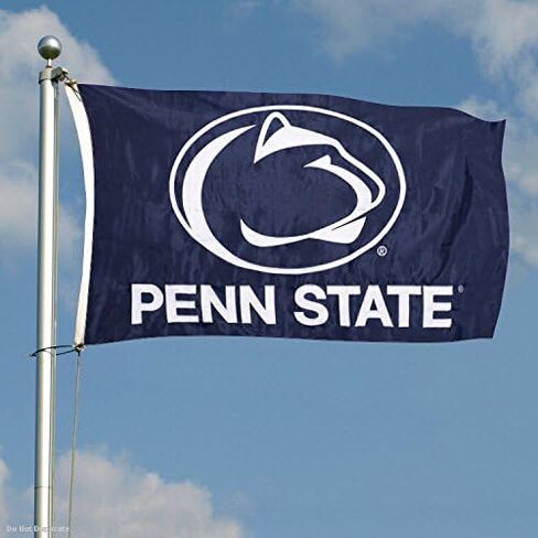 شركة College Flags & Banners Co. علم النايلون المطرز والمخيط من ولاية بنسلفانيا Nittany Lions in Saudi Arabia