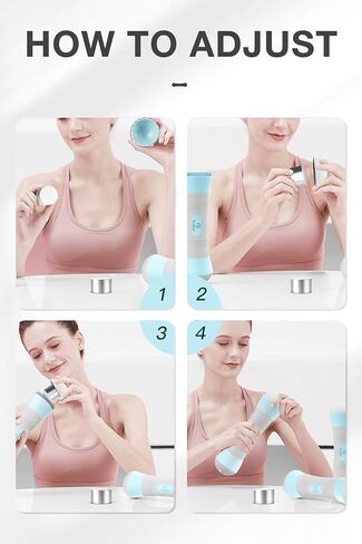 دمبل قابل للتعديل، زوج واحد من أوزان اليد الفولاذية الصلبة لمعدات HIIT، باميلا وتاباتا، تصميم مضاد للسقوط وغير قابل للانزلاق، أوزان مجانية للنساء وكبار السن والأطفال واللياقة البدنية للتمرين المنزلي in Saudi Arabia