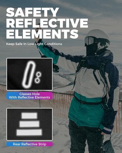 VICTGOAL Winter Ski Mask for Men Thermal Fleece Balaclava Face Mask Windproof for Cycling Motorcycle Snowboard in Saudi Arabia