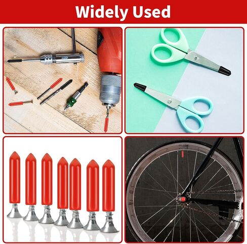 190 Pcs Rubber Bolt Caps Rubber End Caps Rubber Caps for Bolts Assortment Kit Vinyl End Caps Black and Red Screw Bolt Screw Rubber Thread Protector Safety Cover 9 Sizes from 1.5 to 10 Mm in Saudi Arabia
